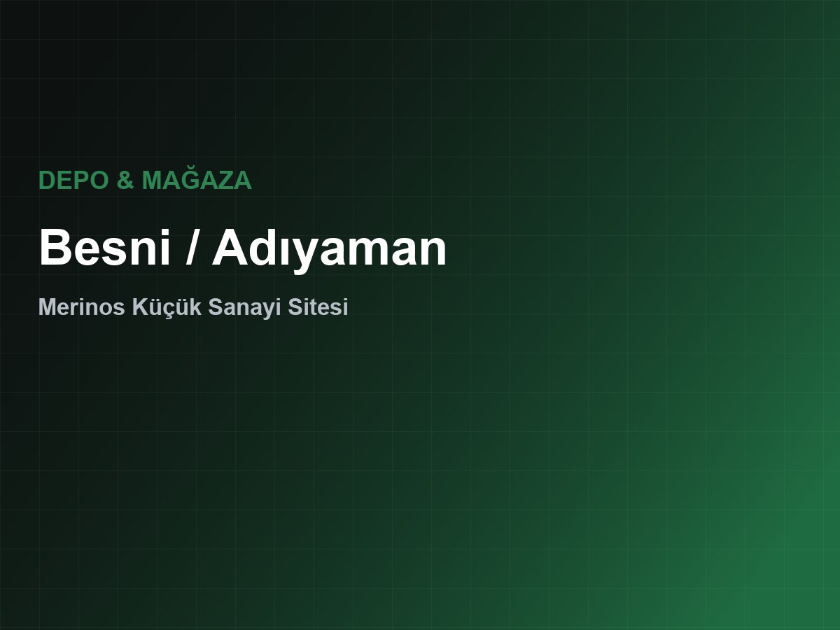 Atlas E-Ticaret mağaza ve depo