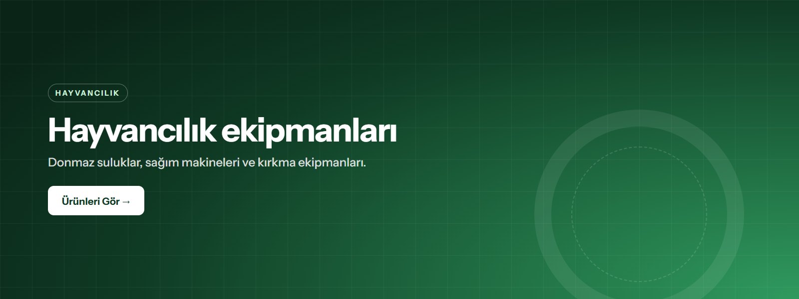 Hayvancılık ekipmanları