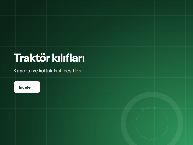 Traktör kılıfları